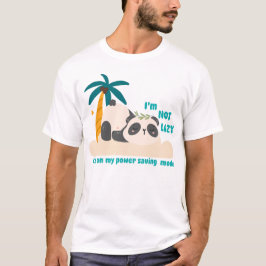 Camiseta Panda preguiçoso fofo
