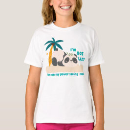 Camiseta Panda preguiçoso fofo