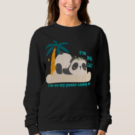 Camiseta Panda preguiçoso fofo