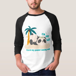 Camiseta Panda preguiçoso fofo