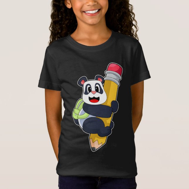 Camiseta Panda Pupil Pencil (Frente)