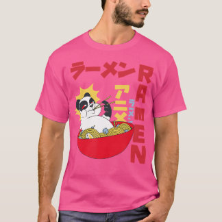 Camiseta Panda Ramen Anime Noodles Kawaii Japão Sk