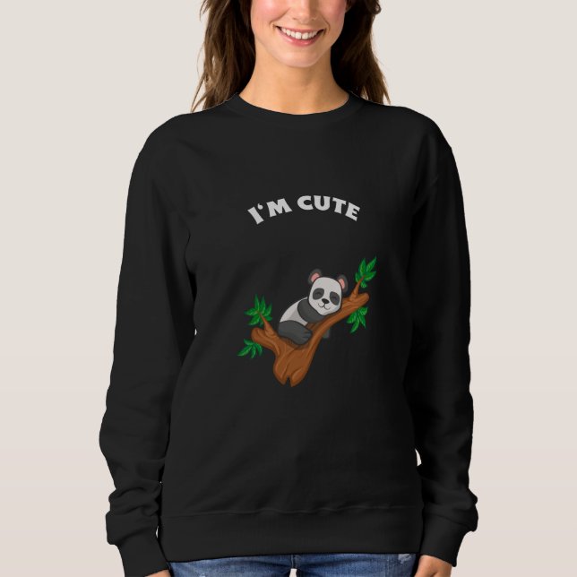 Camiseta Panda Relaxing - Eu sou bonito (Frente)
