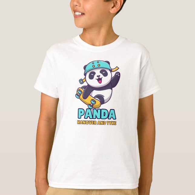 Camiseta Panda ressaca e datilografia (Frente)