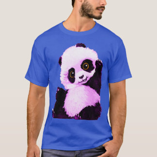 Camiseta Panda Rosa Feliz