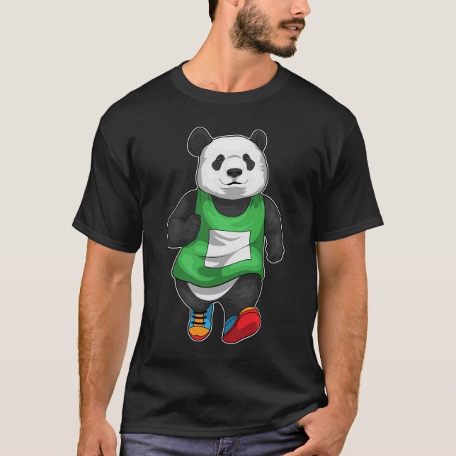 Camiseta Panda Runner Desportivo (Frente)