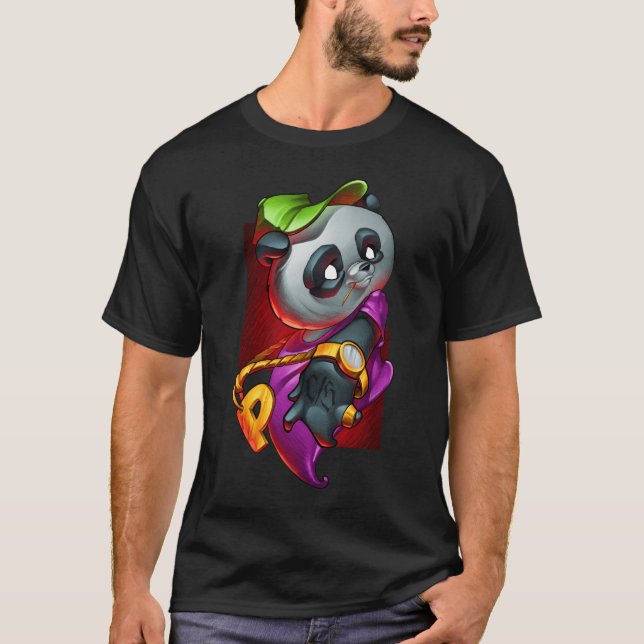 Camiseta Panda Salto (Frente)