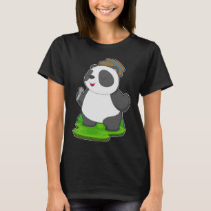 Camiseta Panda Singer Microphone Music