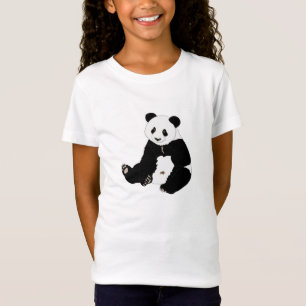 Camiseta Panda sorridente e bonita