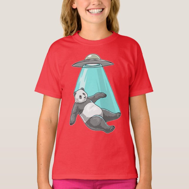 Camiseta Panda Spaceship (Frente)