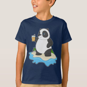 Camiseta Panda Summer Beach