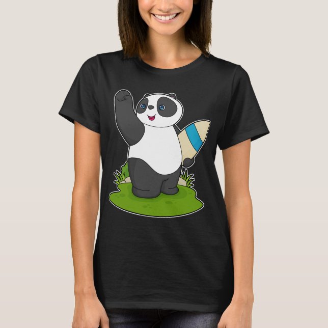 Camiseta Panda Surfboard (Frente)