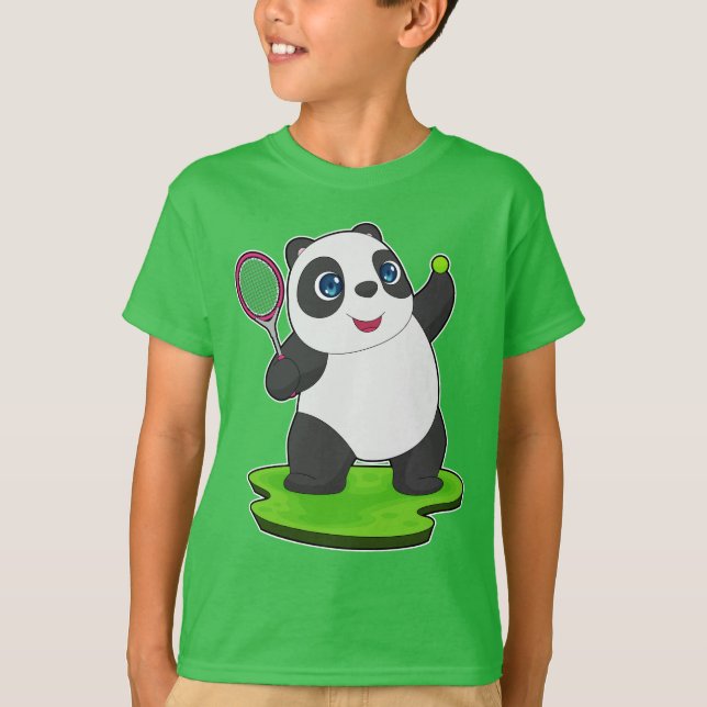 Camiseta Panda Tennis Tennis racket (Frente)