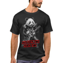Panda tocando Hard Rock em um Black