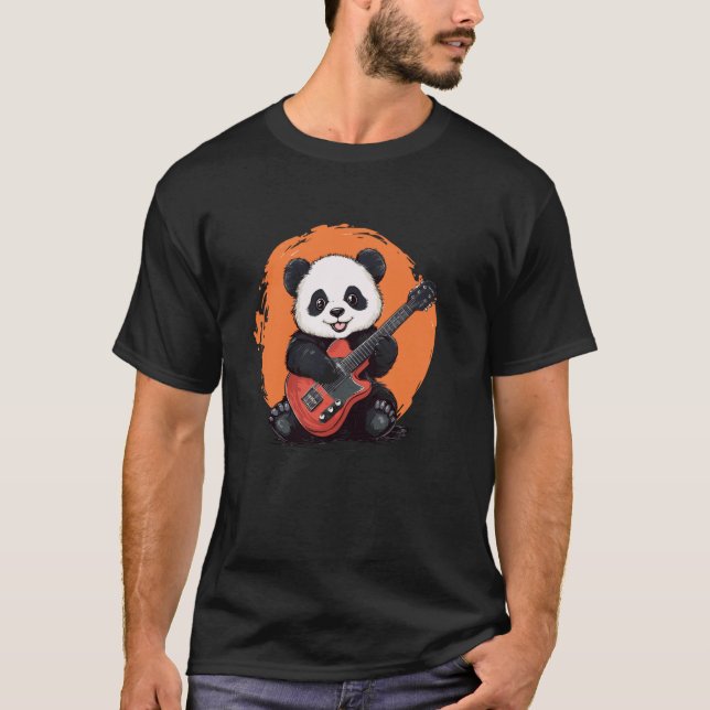 Camiseta Panda Tocando Violão (Frente)