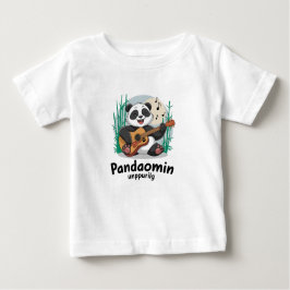 Camiseta Panda Tocando Violão - Diversão Musical Panda
