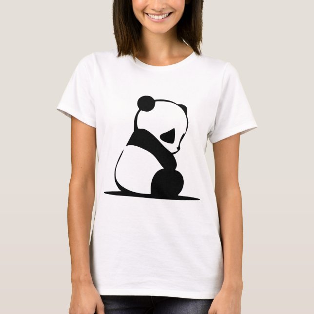 Camiseta Panda triste (Frente)