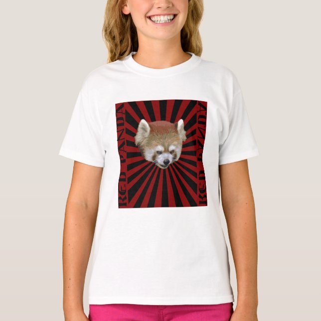 Camiseta panda vermelha (Frente)