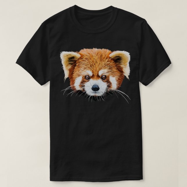 Camiseta Panda vermelha (Frente do Design)