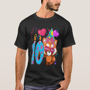 Camiseta Panda Vermelha 10Th Eu Tenho 10