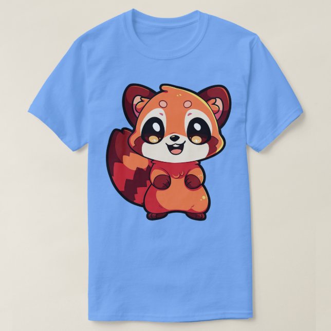 Camiseta Panda Vermelha 2 (Frente do Design)