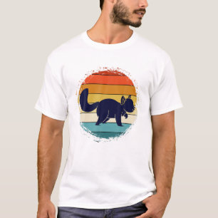 Camiseta Panda Vermelha Animal da Floresta Selvagem Chinesa