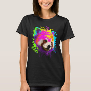 Camiseta Panda Vermelha Animal Red Panda Bear