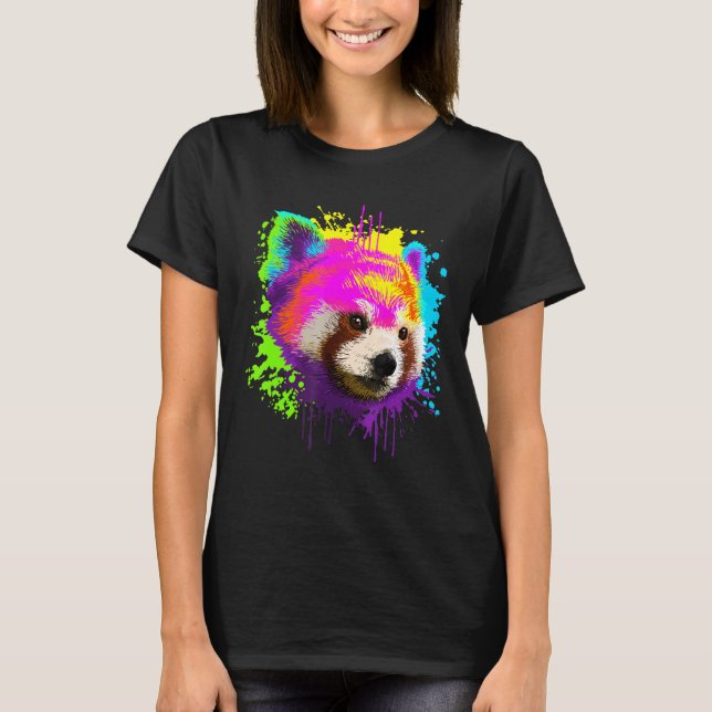 Camiseta Panda Vermelha Animal Red Panda Bear (Frente)