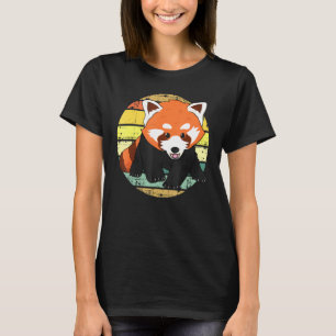 Camiseta Panda Vermelha Bonita Adorável Mão Divertida Desen