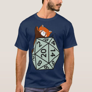 Camiseta Panda Vermelha com D20