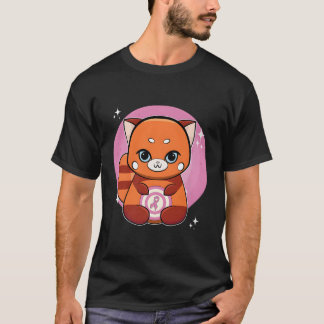 Camiseta Panda Vermelha com Sensibilização para o Cancer de