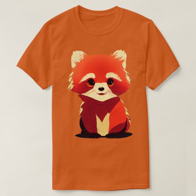 Camiseta Panda Vermelha Cura 13 (Frente do Design)