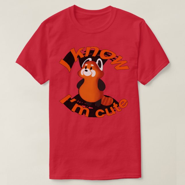 Camiseta Panda Vermelha Cura 28 (Frente do Design)