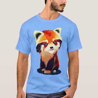 Camiseta Panda Vermelha e Cuta 11