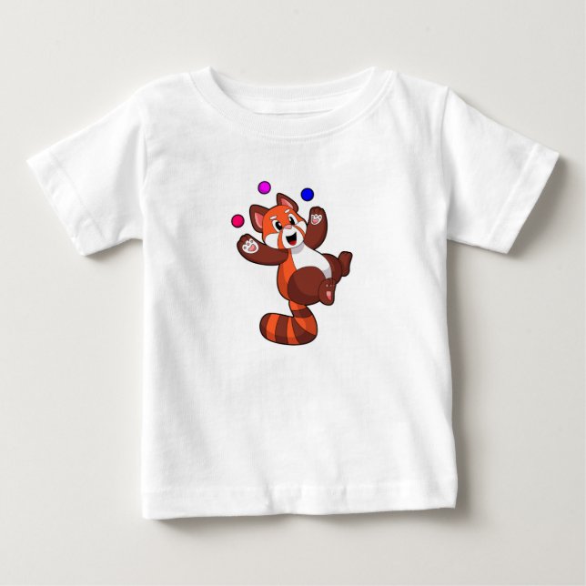 Camiseta Panda vermelha no Juggle Circus.PNG (Frente)