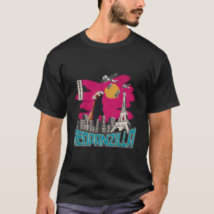 Camiseta Pânda Vermelha Pandazilla Urso Pânda Vermelho Panz