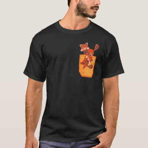 Camiseta Panda Vermelha Pandindo Panteras Vermelhas Gráfico