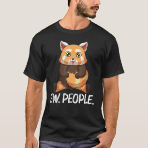 Camiseta Panda Vermelha Para Homens Meninos Meninas Criança