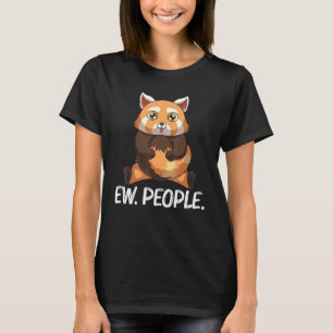 Camiseta Panda Vermelha Para Homens Meninos Meninas Criança