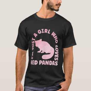 Camiseta Panda Vermelha Para Panda Vermelha
