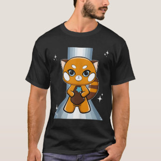 Camiseta Panda Vermelho Com Ceptro