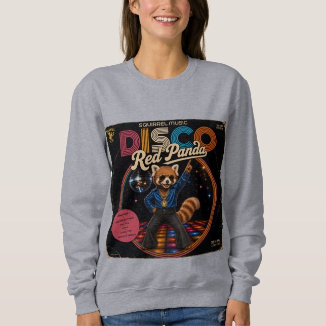 Camiseta Panda Vermelho Disco (Frente)