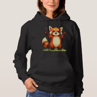 Camiseta Panda-vermelho surpreso