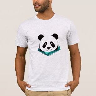 Camiseta Panda Vetor Art Animal Modern Urban City Graphic