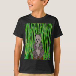 Camiseta Panda (vívido) - Camisa-T básica para meninos