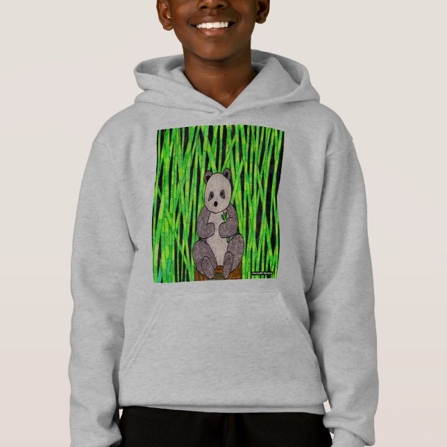 Camiseta Panda (vívido) - Hoodie (Frente)