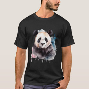 Camiseta Panda Watercolor