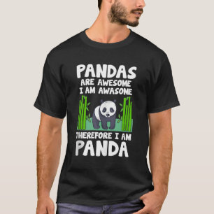 Camiseta Panda Wildlife Animal Zookeeper Panda Bear