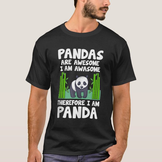 Camiseta Panda Wildlife Animal Zookeeper Panda Bear (Frente)