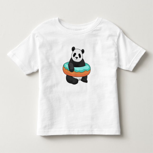 Camiseta Panda with Donut (Frente)